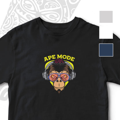 APE MODE ON UNISEX TSHIRT