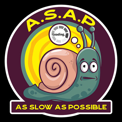 SLOW SNAIL FUNNY UNISEX TSHIRT