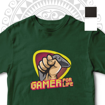 GAMER FOR LIFE UNISEX TSHIRT