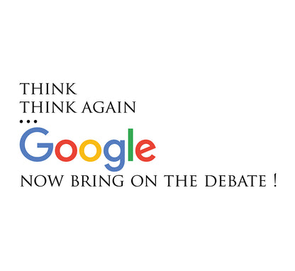 GOOGLE DEBATE FUNNY UNISEX TSHIRT