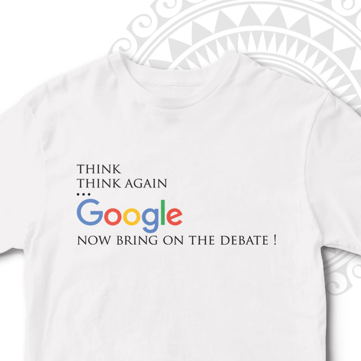 GOOGLE DEBATE FUNNY UNISEX TSHIRT