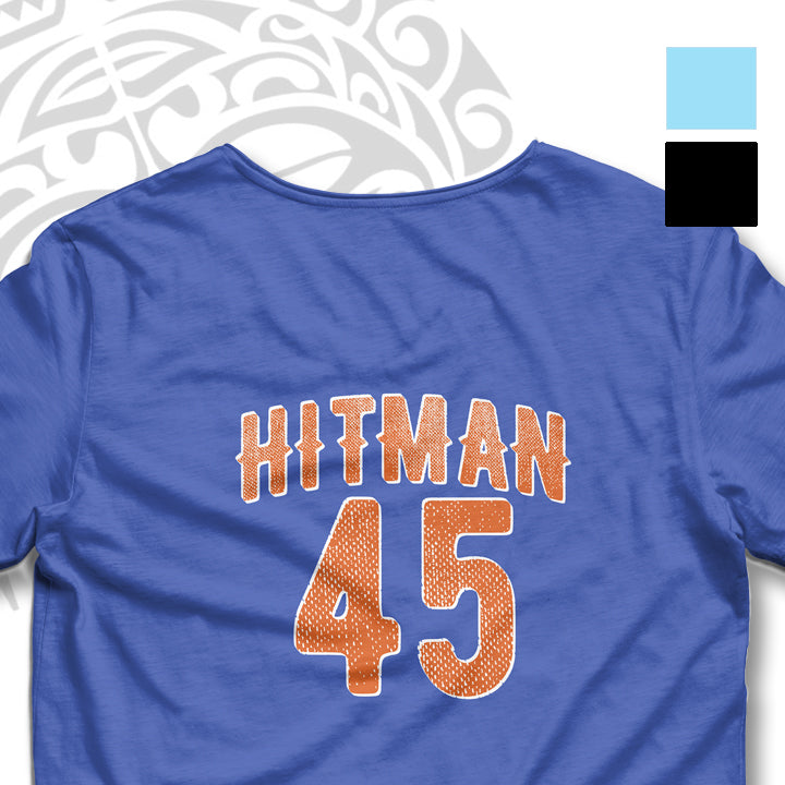 "HITMAN 45" CRICKET UNISEX TSHIRT