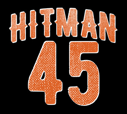 "HITMAN 45" CRICKET UNISEX TSHIRT