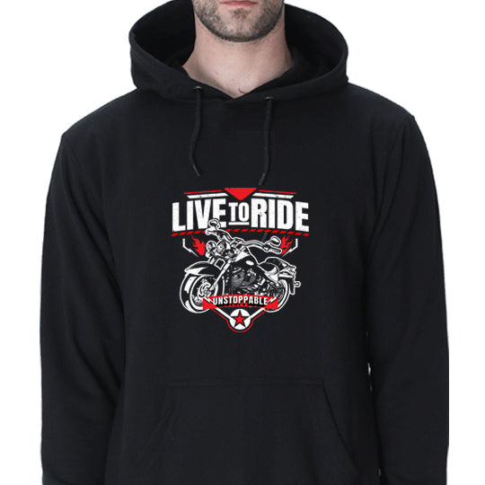 LIVE TO RIDE UNISEX HOODIE