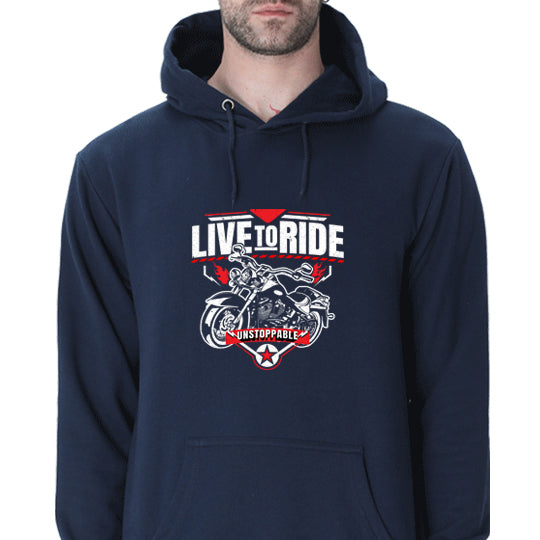 LIVE TO RIDE UNISEX HOODIE