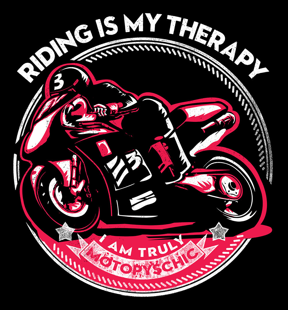 MOTOPYSCHIC MOTOR BIKE UNISEX TSHIRT