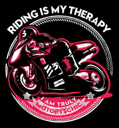 MOTOPYSCHIC MOTOR BIKE UNISEX TSHIRT