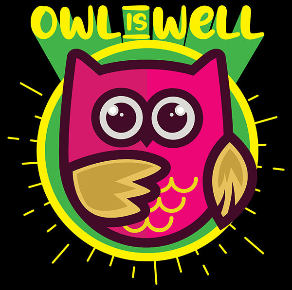 OWL IS WELL UNISEX TSHIRT