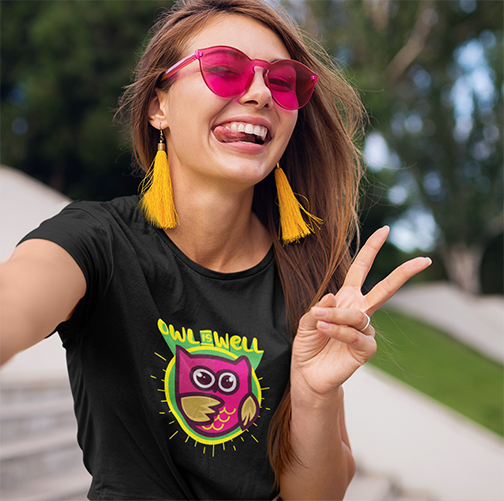 OWL IS WELL UNISEX TSHIRT