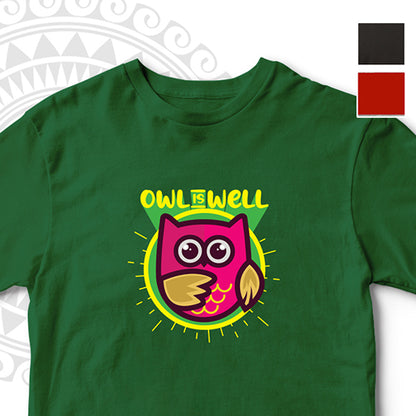 OWL IS WELL UNISEX TSHIRT