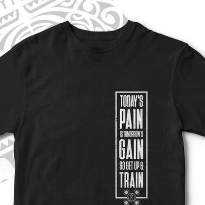 PAIN GAIN TRAIN UNISEX GYM TSHIRT