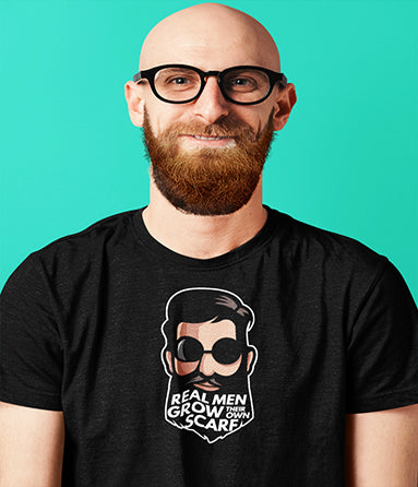 BEARD SCARF MENS TSHIRT