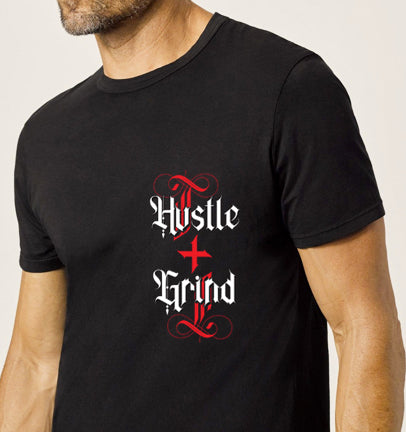 HUSTLE + GRIND WORKOUT UNISEX TSHIRT