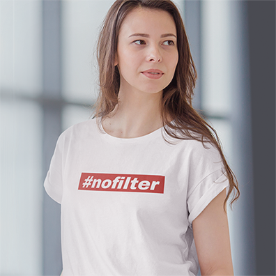 #NOFILTER UNISEX TSHIRT