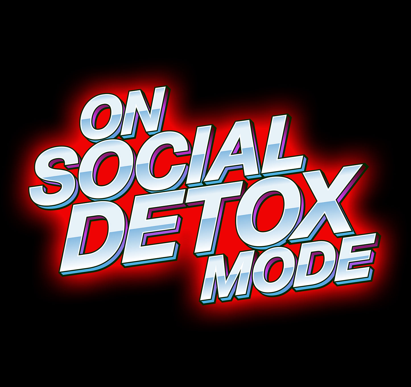 ON SOCIAL DETOX MODE UNISEX TSHIRT